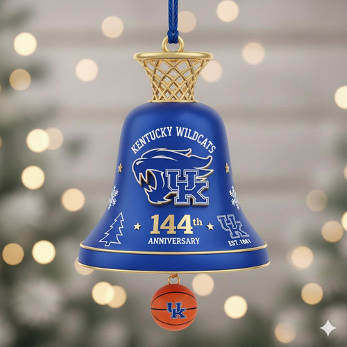 Kentucky Wildcats 144th Anniversary Christmas Bell