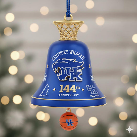 Kentucky Wildcats 144th Anniversary Christmas Bell