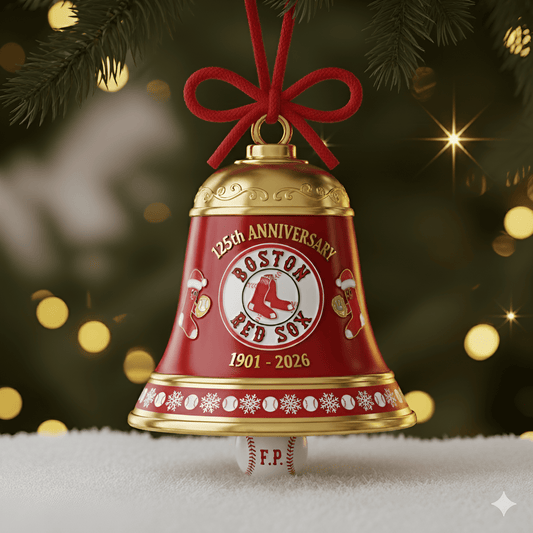  ⚾Boston Red Sox 125th Anniversary Christmas Bell